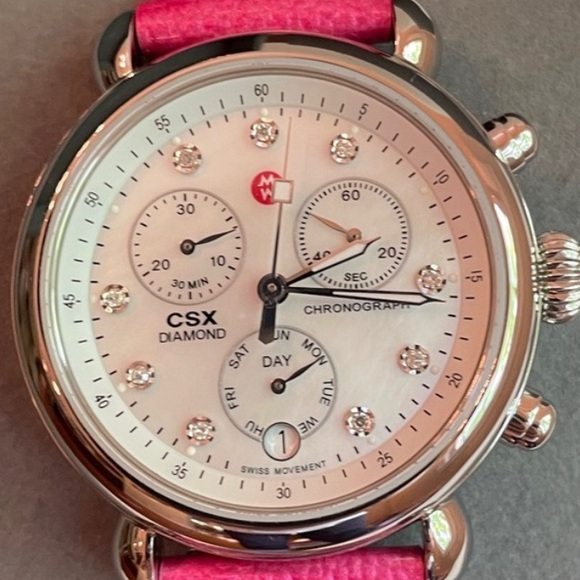 Michele Accessories - MICHELE CSX with DIAMONDS WATCH